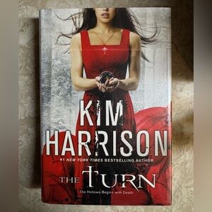 The Turn Hardcover Novel Library Copy Book by Kim Harrison EUC